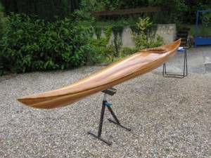 Kayak strip-planking